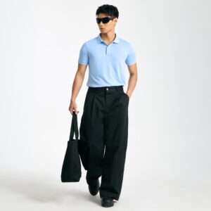 Áo sơ mi tay dài nam vải flannel. Oversize